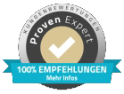 ProvenExpert: 100 % Empfehlungen